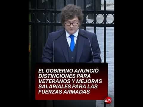 El Presidente anunció un reconocimiento especial a veteranos para 2027
