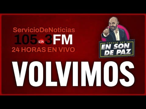 En Son de Paz en vivo – Hablamos de Política en tiempos de Lawfare