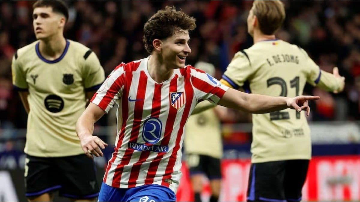 Atlético Madrid aplastó 4 a 0 al Barcelona con un golazo de Julián Álvarez por Copa del Rey