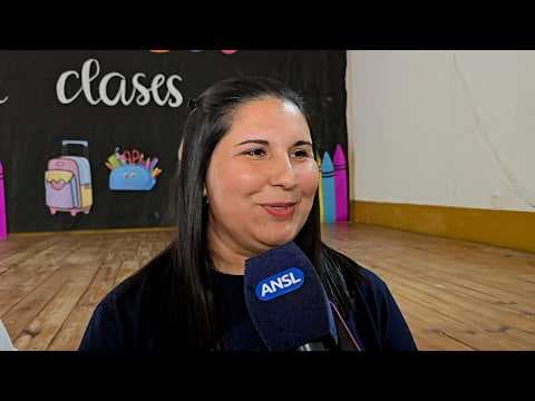 Daniela Videla, miembro de la Cooperadora de la Esc. Pablo Pizzurno