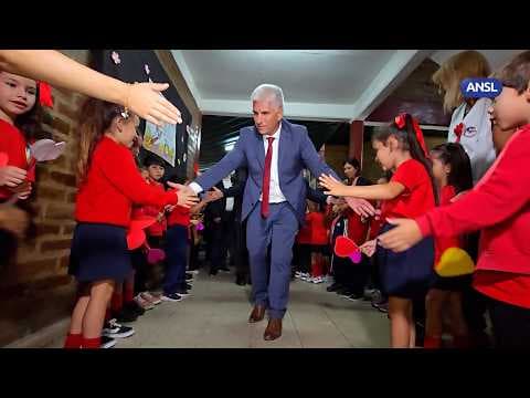 El Gobernador lanzó el proyecto ‘Hora Más’ en la escuela ‘Gregorio Agüero’ de Justo Daract